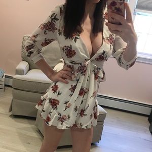 Hello Molly Floral Romper XS